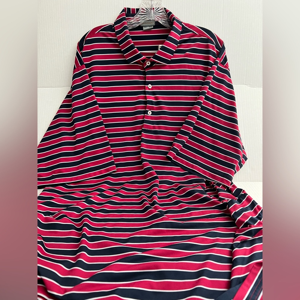 Fennec Men’s Striped Polo Shirt